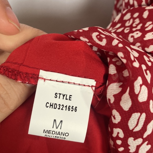 Melody Red and White Capri Midi Dress NWT - Picture 12 of 16